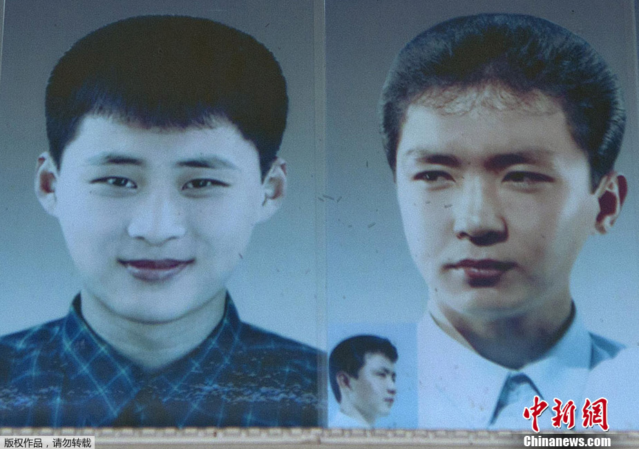 点击查看大图。 朝鲜年轻男性的头发长度不得超过5厘米,每15天必须剪一次头发